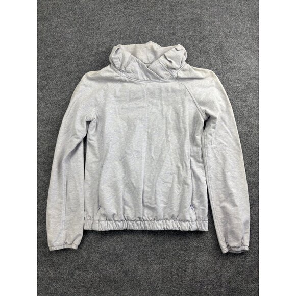Lululemon Tops - Lululemon After All Pullover Women's 6 Heather Gray Hoodless Collar Sweatshirt